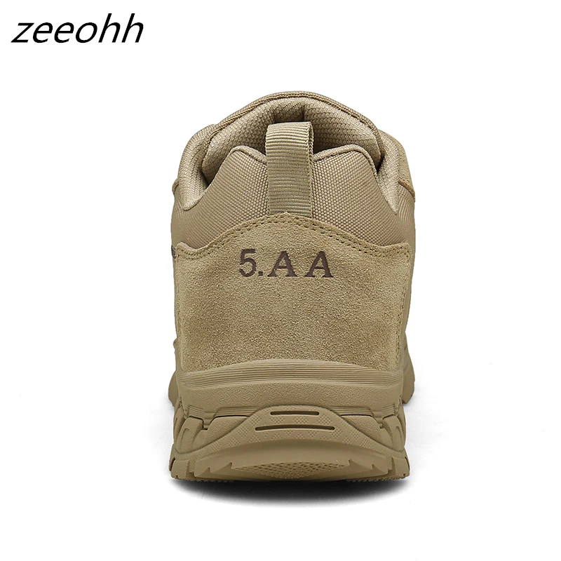 Tanie Mężczyźni Desert militarne taktyczne buty męskie odkryte wodoodporne buty górskie mężczyźni Sneakers dla mężczyzn antypoślizgowe nosić sportowe buty do wspinaczki