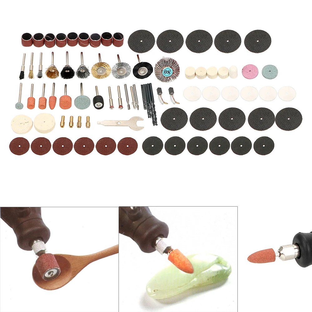 

DIYWORK 75 pcs/set Drill Grinding Polishing Power Tool Accessories Electric Grinding For Dremel Rotary Tool Accessory Set