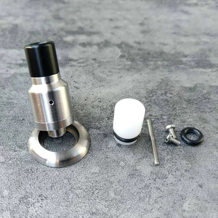 

YFTK Speed Revolution Mini Style 14mm RDA Rebuildable Dripping Atomizer With BF Pin Silver 316 Stainless Steel Tank
