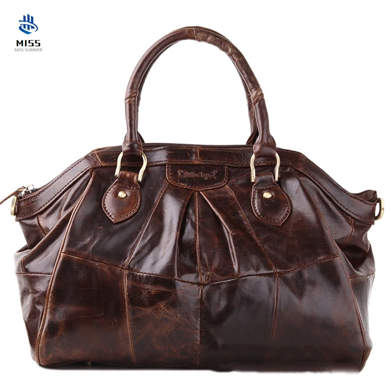 

100%Genuine Leather Women's Casual Desinger handbag messenger Shoulder bag for Women female Fashion ol elegant Tote bag