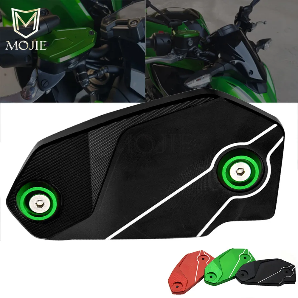 

For Kawasaki NINJA 650 NINJA650 Motorcycle Brake Fluid Reservoir Tank Cover CNC Aluminum Brake Fluid Reservoir Cap Accessories