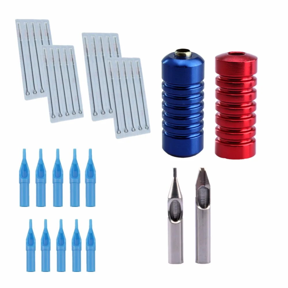 Preise Pro Komplette Tattoo Kit 1 Rotary Tattoo Gun 1 Liner Shader Maschine 10 Farbe Tinten Grip Nadeln Körper Kunst Tattoo zubehör Set