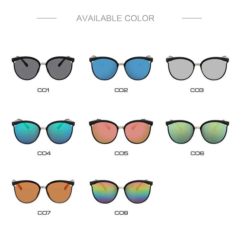 Черные солнцезащитные очки "кошачий глаз", женские брендовые дизайнерские ретро очки "кошачий глаз", Женская оправа, овальные очки, UV400, женские очки