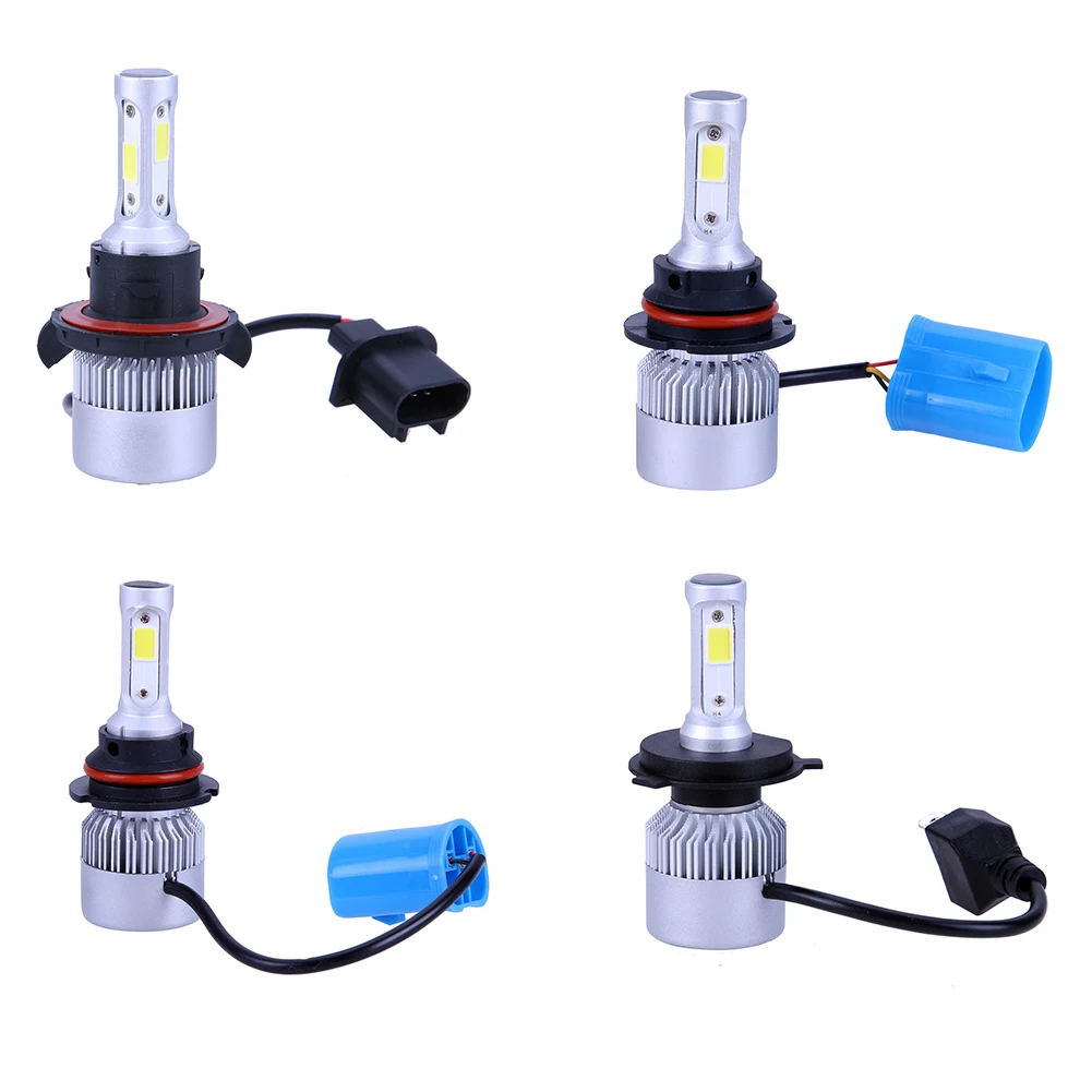 Car Auto Headlight Bulb Set LED High Power 100W 20000lm Super White 6000K 6500K Cool White Car