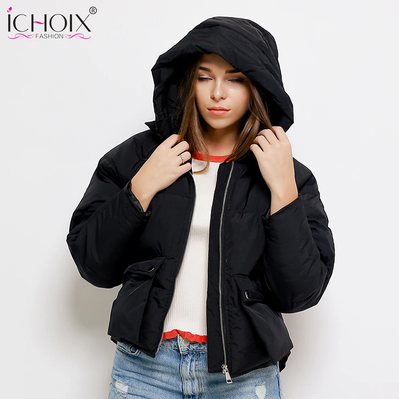 2017 Winter Fashion Women Jackets Short Design Cute Cotton Padded Coats
