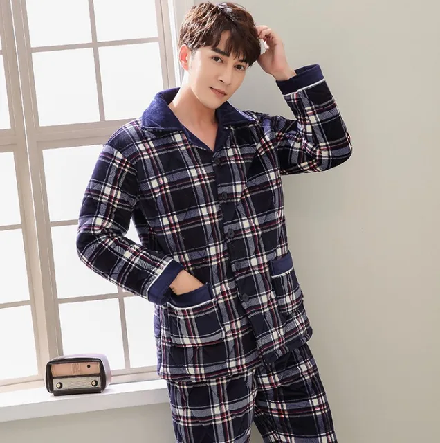 Aliexpress.com : Buy New Arrival Fashion Plaid Quilted Pajama Sets Soft ...