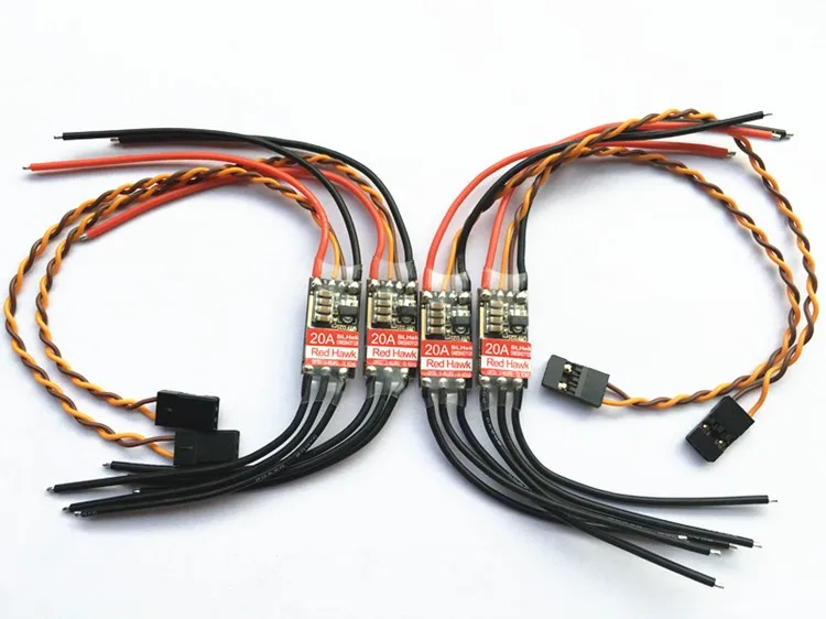 

4pcs Redhawk BL20A BLHeli 20A OPTO mini 20A ESC for Tropical Frog-R-X frame qav210 qav250 ZMR250 Roboca quadcopter