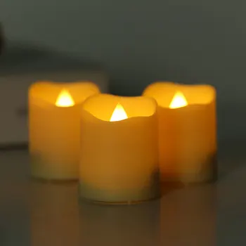 

Battery Powered Simulation Candle Flameless Electric LED Candle Light for Homade Decor CLH@8