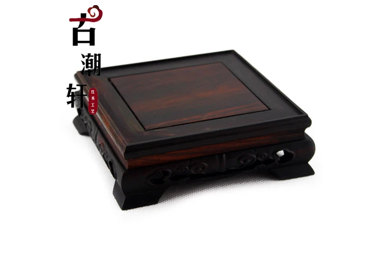 

Redwood pedestal base stand of bonsai decoration artware collection