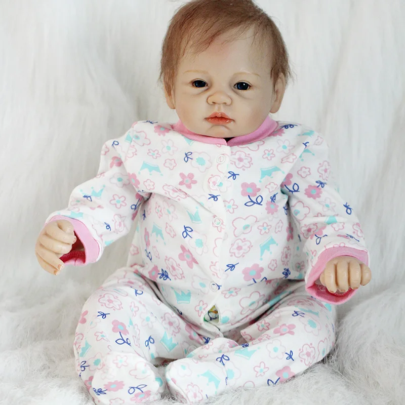 

Realistic Doll Reborn Gift For Children Silicone Reborn Baby Mohair for Dolls Brinquedos SDK-75R2 Toys for Girls 6 years