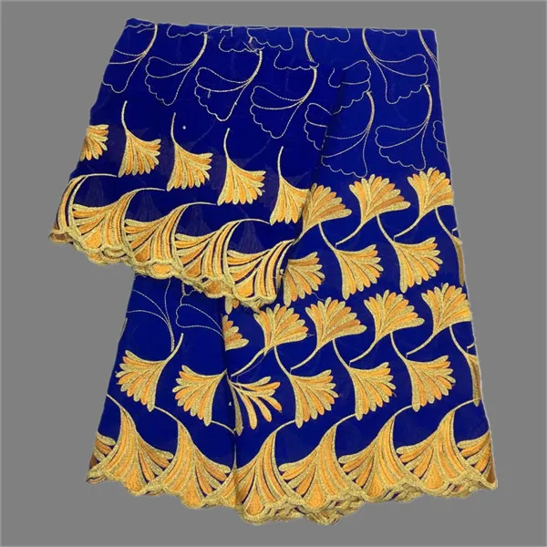 

Fashion Swiss voile material African cotton lace fabric matching French net lace fabric for dress set CCN37 (5Y+2Y)