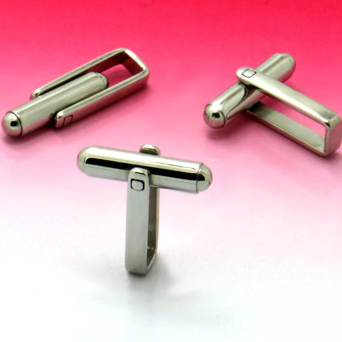 

4pcs Stainless Steel Cufflinks For Men French Shirt Business Wedding Gift Fashion Cuff links