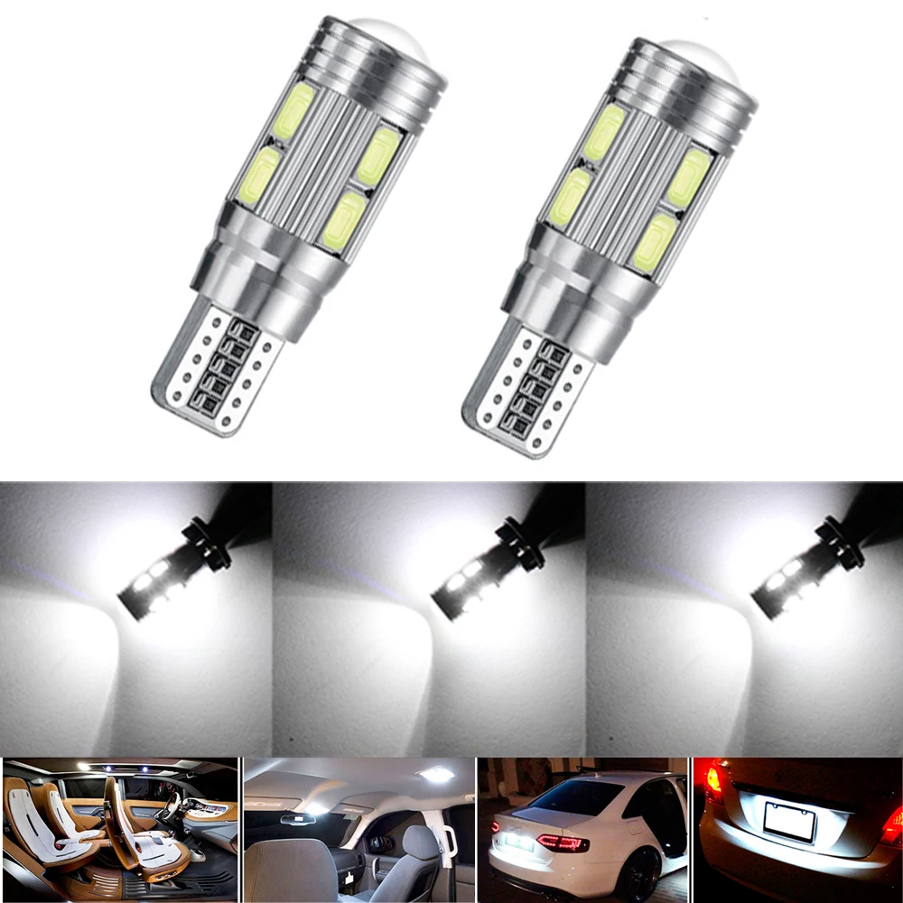 CJXMX 2X T10 W5W Светодиодные Автомобильные фары 168 10 SMD 5630 Canbus без ошибок автомобильные