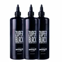 3 предмета в комплекте премиум черный татуировки Цвет 12 унц. 360 мл/бутылки черный нетоксичен профессиональные чернила татуировки