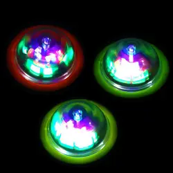 Горячая продажа Детская игрушка виниловый гироскоп красочные вспышки светоизлучающий Красный гироскоп магический фрикционный гироскоп