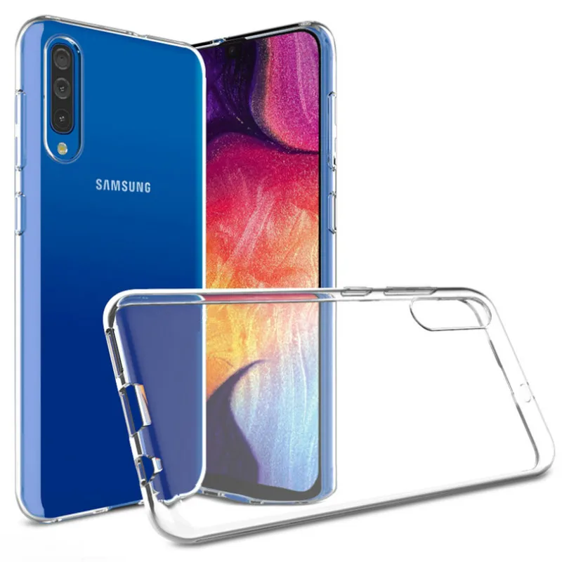 

For Samsung Galaxy A70 Case For A7 2018 Ultra-thin Transparent TPU Silicone For Samsung A50 A20 A40 A30 S10 Plus S10E Phone Case