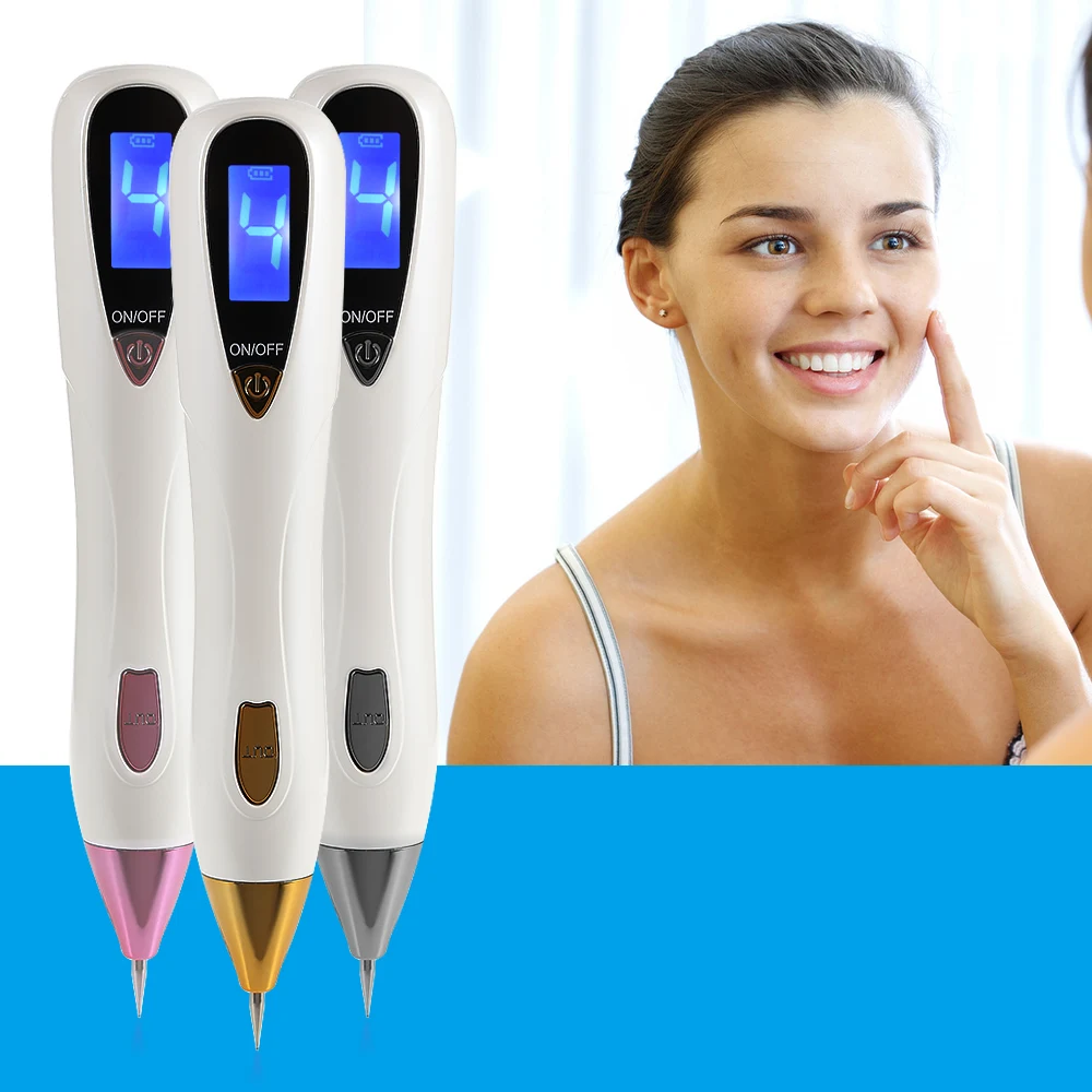 

LCD Display Laser Mole Removal Tool Spot Remover Freckle Removal Pen Wart Removal Machine Skin Care Salon Home Beauty Device
