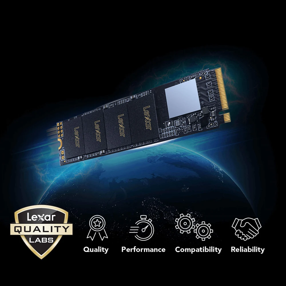 Lexar SSD 2100 МБ/с./с 240 ГБ 480 M.2 2280 NVMe PCIe Gen3x4 Внутренний твердотельный накопитель жесткий