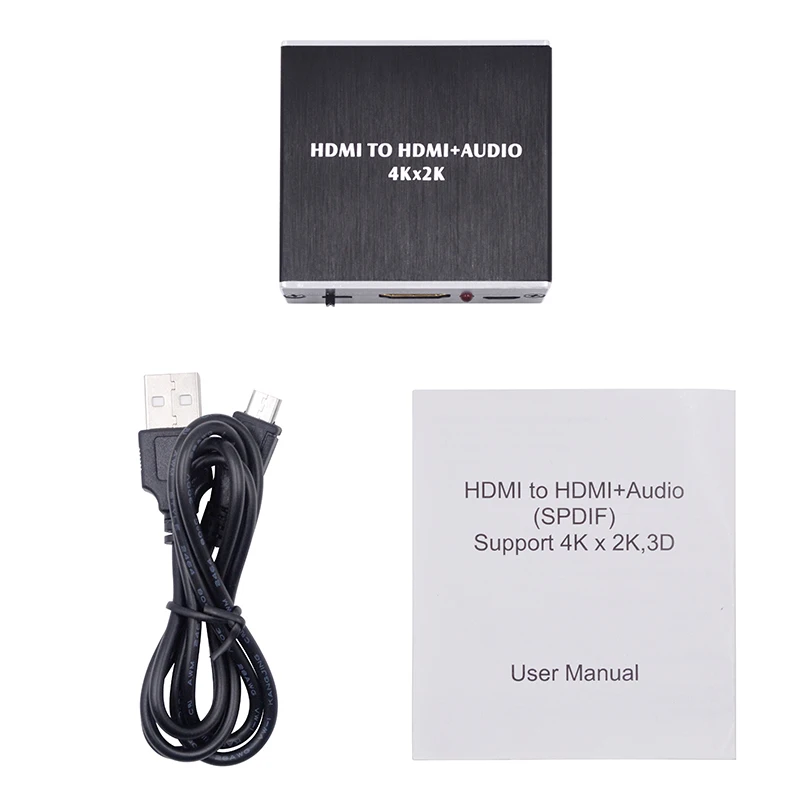 Kebidu HDMI аудио эксрактор HDMI к HDMI с оптический TOSLink SPDIF+ 3.5 мм стерео аудио эксрактор конвертер HDMI аудио адаптер