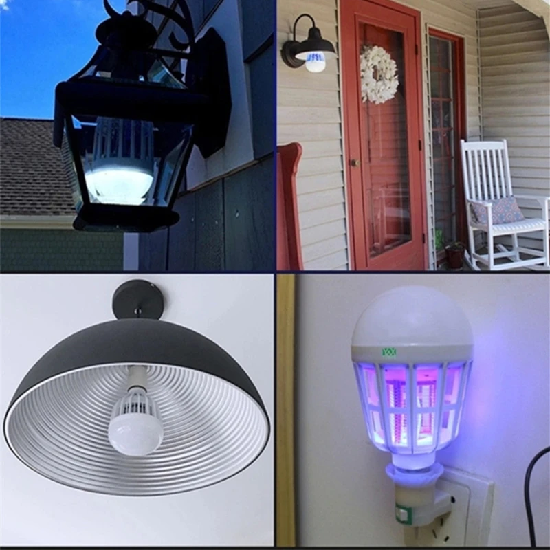 Лампа УФ/LED для уничтожения насекомых 15 Вт 220 В переменного тока|Лампа от