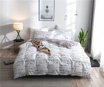 

2/3pcs Eyes Pattern Comforter Bedding Set Quilt Cover Pillowcase Duvet Cover Set Twin/Full/Queen/King Bedroom Decor Home Textile