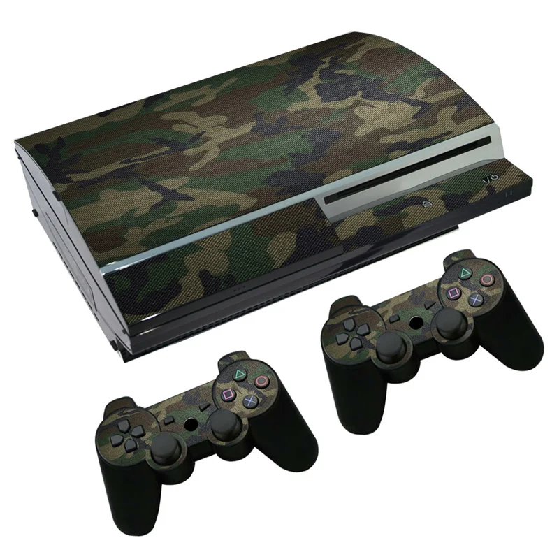 

Hot Graffiti Vinyl Decal full Set Skin Sticker for PS3 fat Console and Controllers Protective Skin Stickers