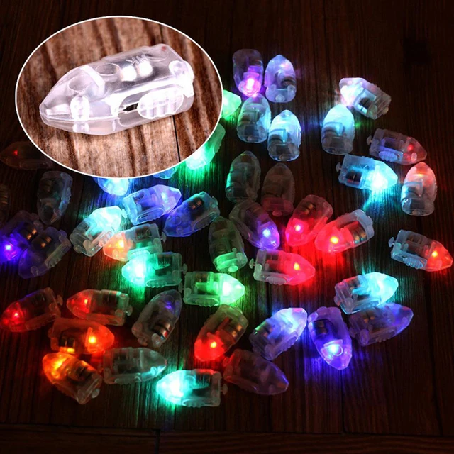 10/20/30pcs LED Balloon Lamp Paper Lantern For Christmas Wedding Party Decor Light