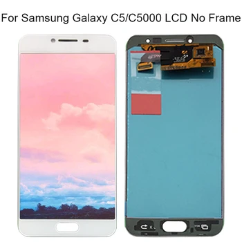 

5.2" Super AMOLED For Samsung Galaxy C5 C5000 LCD Display Touch Screen Digitizer Assembly For Samsung C5 LCD Display Replacement