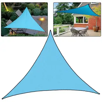 

NEW Portable Triangle Shape UV Protection Outdoor Sunscreen Awning Sunshade Canopy