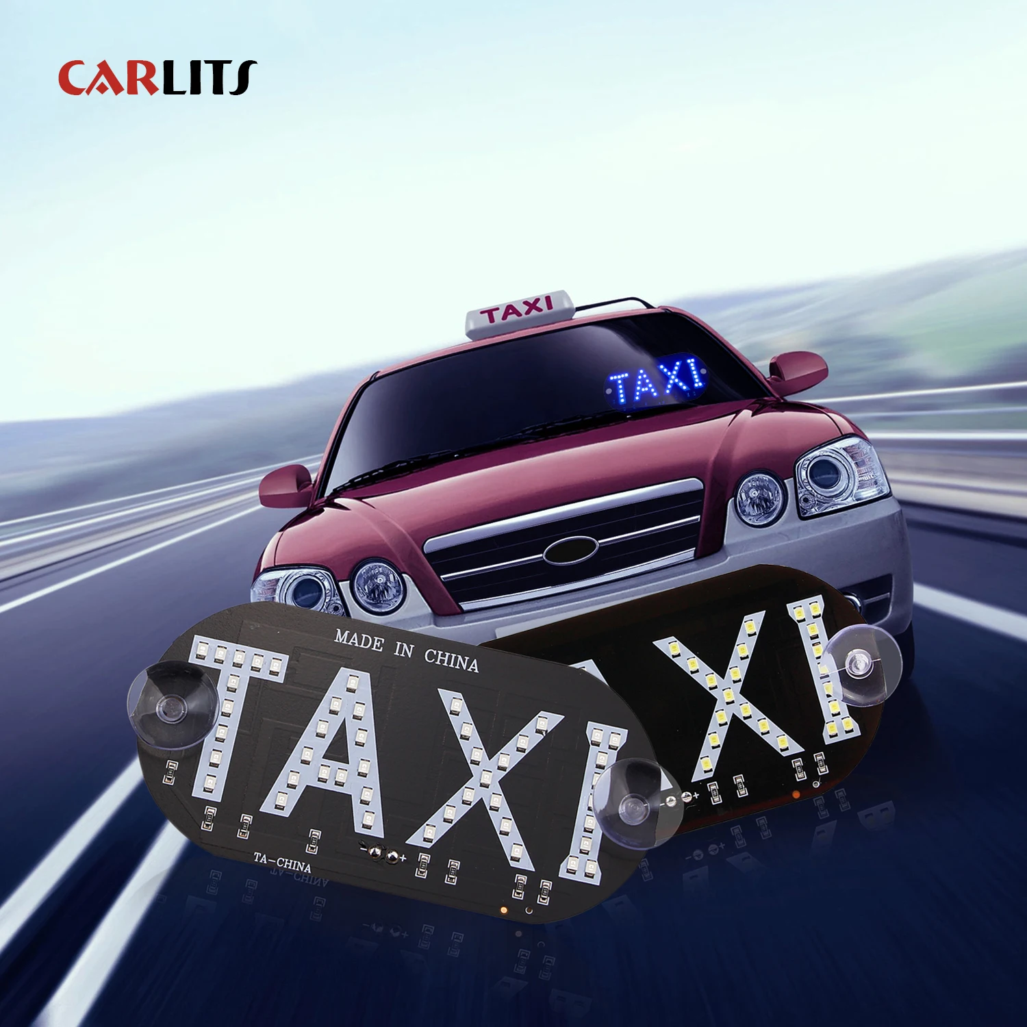 

1pc LED Taxi Panel carlight Signal Light Windscreen Cab indicator inside Lamp Windshield Lamp 12V