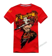 DOTA 2 Juggernaut T-shirts 3D Printed Red 3xl Plus Size Mens Tees
