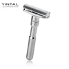 YINTAL Full Zinc Alloy Safety Razor For Men Adjustable 1-6 Files Close Shaving Classic Double Edge Razors ► Photo 3/6