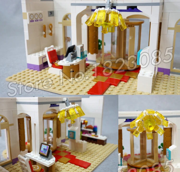 1585 шт Друзья серии Heartlake Grand Hotel 10547 фигурки строительные блоки Эмма Стефани