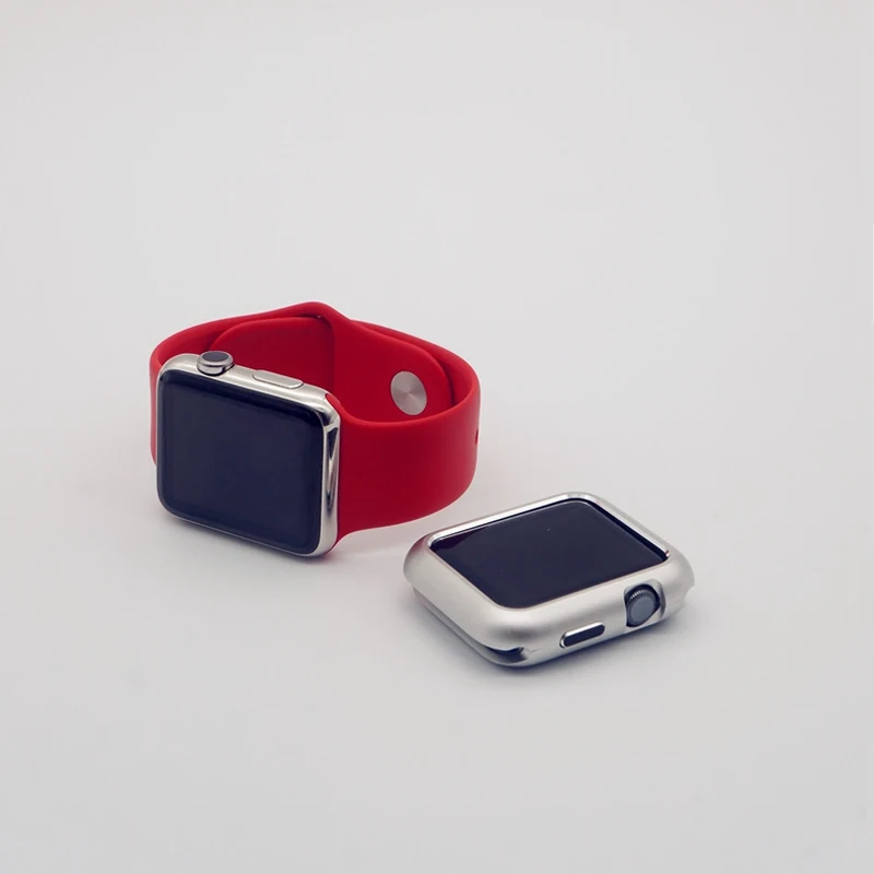 New Transparent Frame Case Clear Ultra Thin Hard Protective Cover For Apple Watch Series 3 Series 2 Series 1 (9)