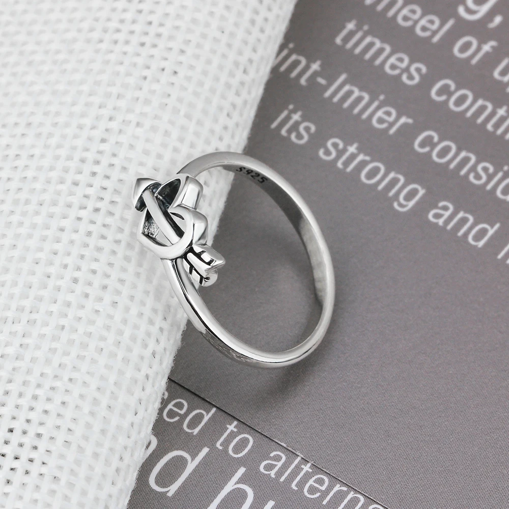 Arrow Of Love Design Ring 925 Sterling Silver Rings For Women OL Jewelry Gift For Her (JewelOra RI102915)