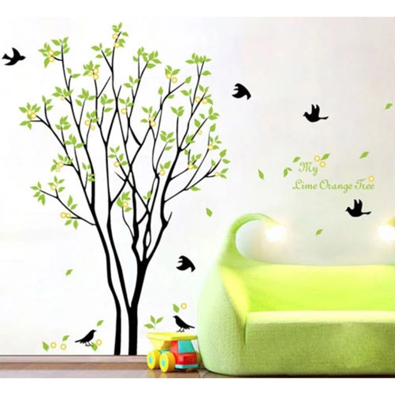 Personalized Tree of life Vinyl Decal Wall Sticker Art Mural Living Room Decor 120x100cmin Wall