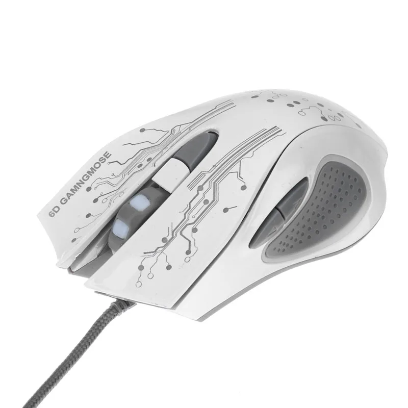 

Promotion Adjustable DPI Switch 3200DPI Gaming Mouse LED Optical 6D USB Wired Gaming Game Mouse Pro Gamer Computer Mice