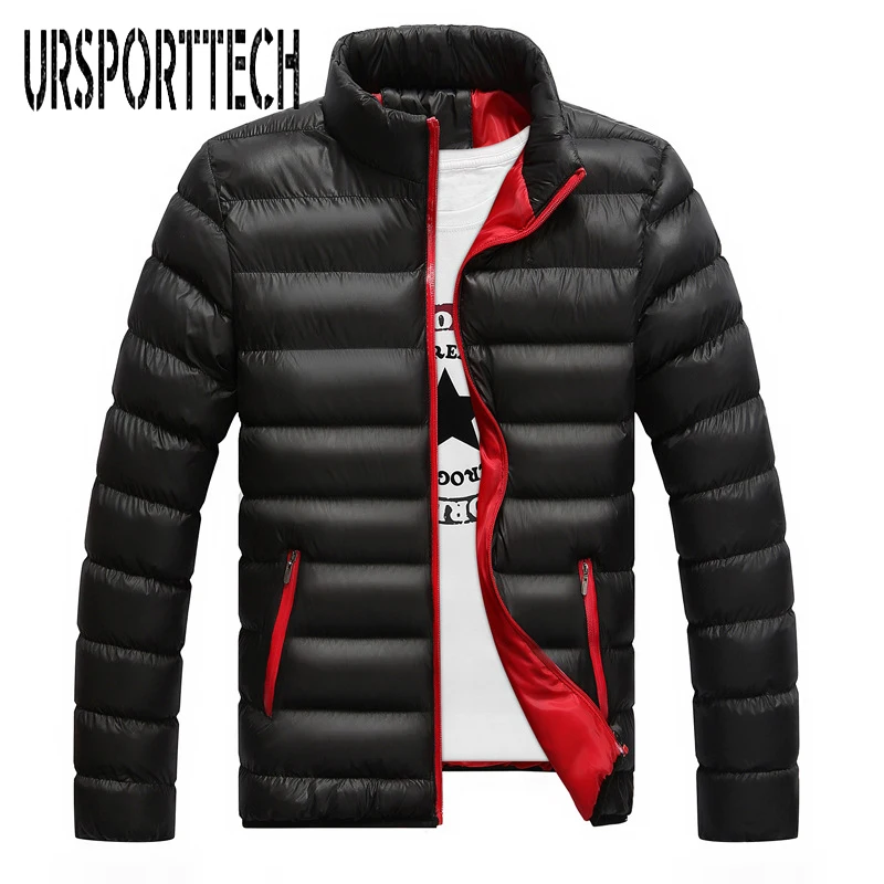 

Winter Jacket Men 2020 Fashion Stand Collar Male Parka Jacket Mens Solid Thick Jackets and Coats Man Winter Parkas M-4XL