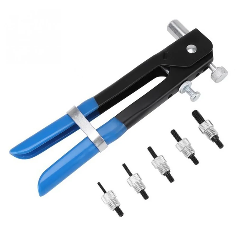 

6pcs/set Multifunction Manual Rivet Guns Threaded Rivet Heavy Duty Nut Fastener Kit Riveter Hand Tool Kit Household Repair Tools