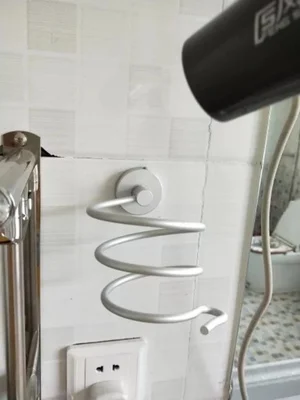 Dofaso фен-стойка для ванной комнаты фен Полка Настенная Ванная комната Душ Органайзер настенная подставка держатель для хранения