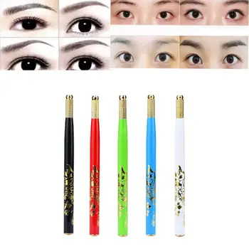 

Fashion Eyebrow Tattoo Pen Permanent Makeup Manual Eyebrow Microblading PencilAP27dropship