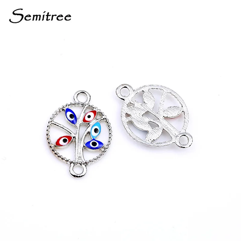 Semitree 10 шт./лот многоцветные подвески для украшения браслетов и