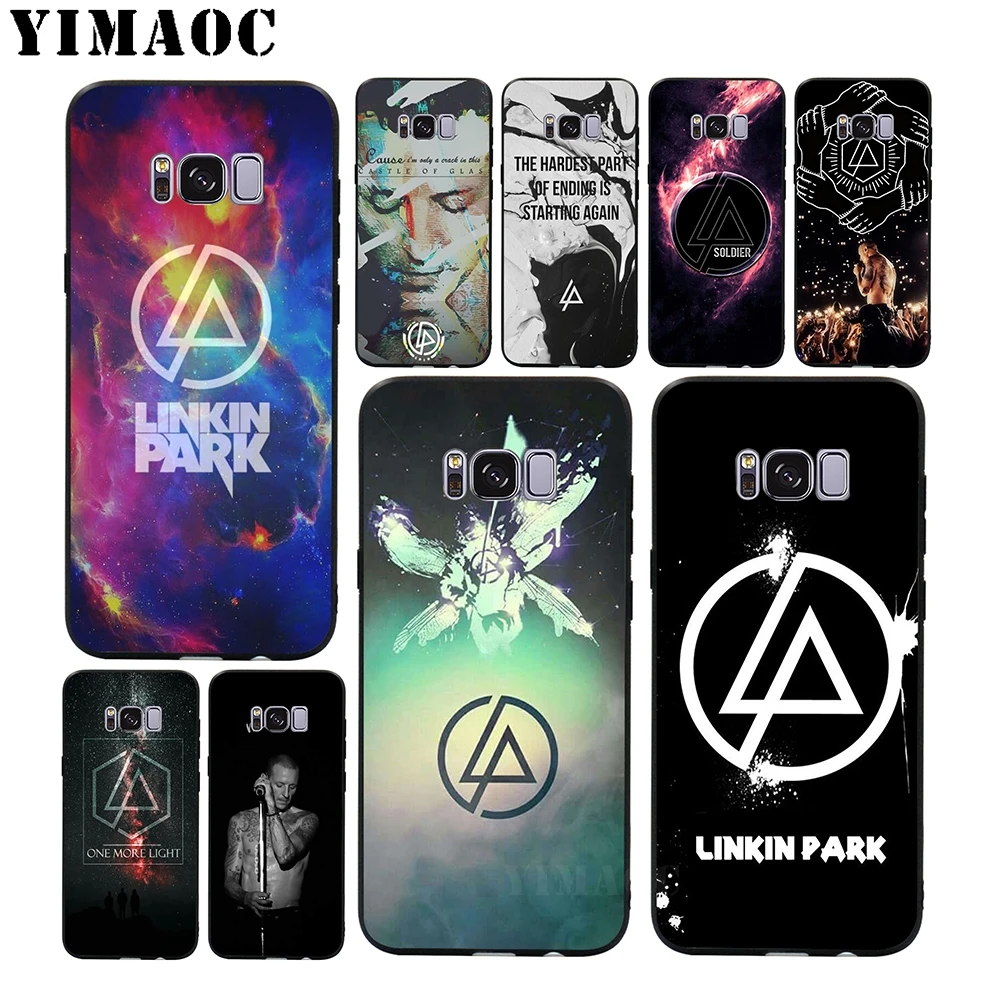 YIMAOC Linkin Park Soft Silicone Case for Samsung Galaxy A3 A5 A6 Plus 2017 2016 S6 S7 Edge S8 S9 &amp Note 8 9 |