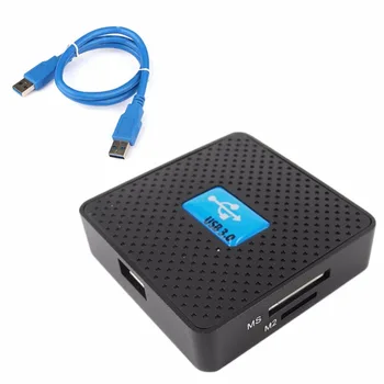 

newHigh Speed USB3.0 All in 1 SD TF CF XD M2 MS Flash Memory Card Reader for Laptop