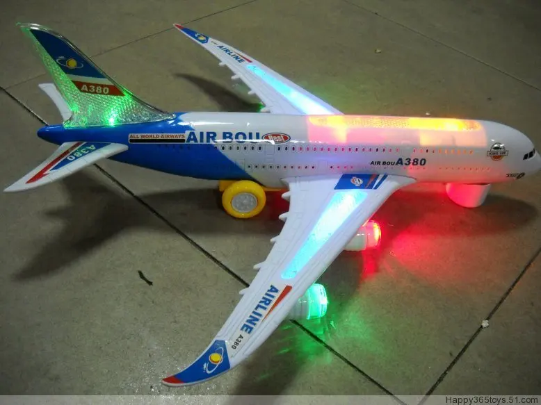 Children's toys electric large airliner A380 aircraft air toy airbus