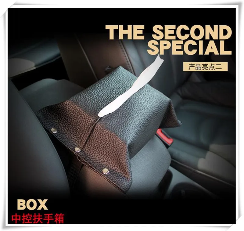 

Car Styling Modified Creative Leather Tissue Box For Skoda Octavia 1 2 3 Roomster Superb 3 Vision E Citigo Rapid Accessories