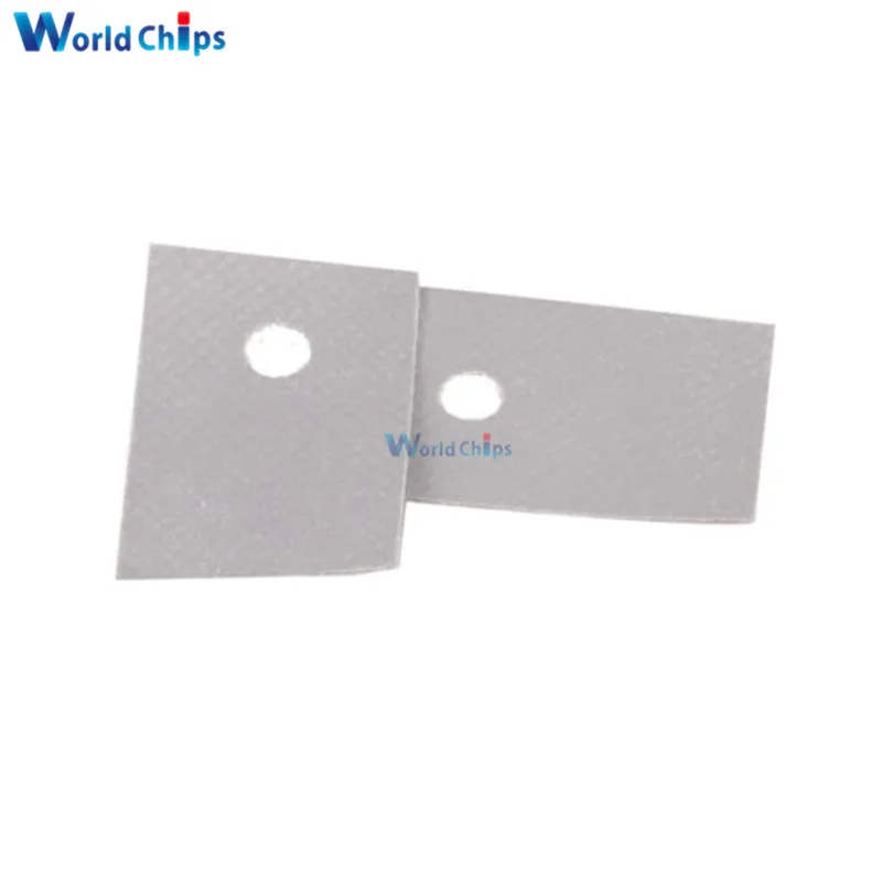 100PCS TO-220 White Transistor Plastic Washer Insulation Washer Transistor + TO-220 Pads Silicone for Packaging Triode silicone pad transistor insulating film insulating film