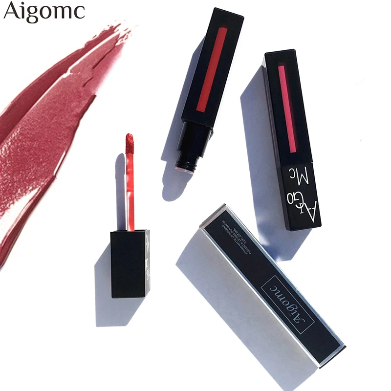 

Lip Gloss 12 Color Nude Matte Liquid Lipstick Waterproof 24 Hour Long Lasting Moisturizing Lipgloss Makeup Cosmetics TSLM1