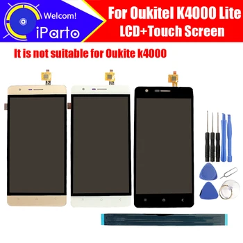

5.0'' Oukitel K4000 Lite LCD Display+Touch Screen Digitizer 100% Original LCD Screen Glass Panel Assembly For K4000 Lite