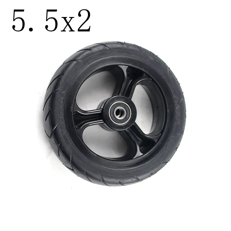 Горячая 5.5X2wheel твердые шины с хорошим качеством для Jackhot углеродного волокна скутер Fastwheel F0 Электрический Скут шины Долли Gocart